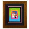 Image 1 : Peter Max "Umbrella Man On Blends" Limited Edition Lithograph On Paper