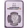 Image 1 : 1889 $1 Morgan Silver Dollar Coin NGC MS63PL