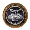 Image 2 : .999 Silver Flamingo Hilton Las Vegas, Nevada $10 Casino Limited Edition Gaming Token