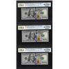 Image 1 : (3) Consec. 2017A $100 Federal Reserve Bank Notes PCGS Gem Unc. 65PPQ Fancy Serial
