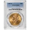 Image 1 : 1897-S $20 Liberty Head Double Eagle Gold Coin PCGS MS61