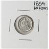 Image 1 : 1854 Arrows Seated Liberty Half Dime Coin