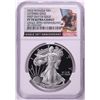 Image 1 : 2016-W Lettered Edge $1 Proof American Silver Eagle Coin NGC PF70 Ultra Cameo FDOI