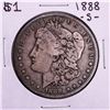 Image 1 : 1888-S $1 Morgan Silver Dollar Coin