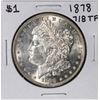 Image 1 : 1878 7/8TF $1 Morgan Silver Dollar Coin