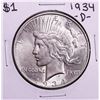 Image 1 : 1934-D $1 Peace Silver Dollar Coin
