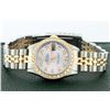 Image 5 : Rolex Ladies Two Tone Silver Diamond Datejust Oyster Perpetual Wristwatch