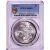 Image 1 : 1878-S $1 Morgan Silver Dollar Coin PCGS MS63+