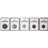 Image 1 : 1955 (5) Coin Proof Set NGC PF69