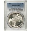 Image 1 : 1923 $1 Peace Silver Dollar Coin PCGS MS64