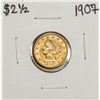 Image 1 : 1907 $2 1/2 Liberty Head Quarter Eagle Gold Coin