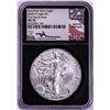 Image 1 : 2020-W $1 Burnished American Silver Eagle Coin NGC MS70 Mercanti Signature