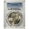 Image 1 : 1923 $1 Peace Silver Dollar Coin PCGS MS63