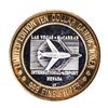 Image 2 : .999 Silver McCarran International Airport Las Vegas, NV $10 Limited Gaming Token