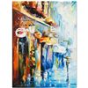 Image 1 : Afremov (1955-2019) "By The Light" Limited Edition Giclee On Canvas