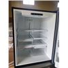 Image 2 : GE STAINLESS STEEL AND BLACK FRIDGE WITH ROLL OUT FREEZER