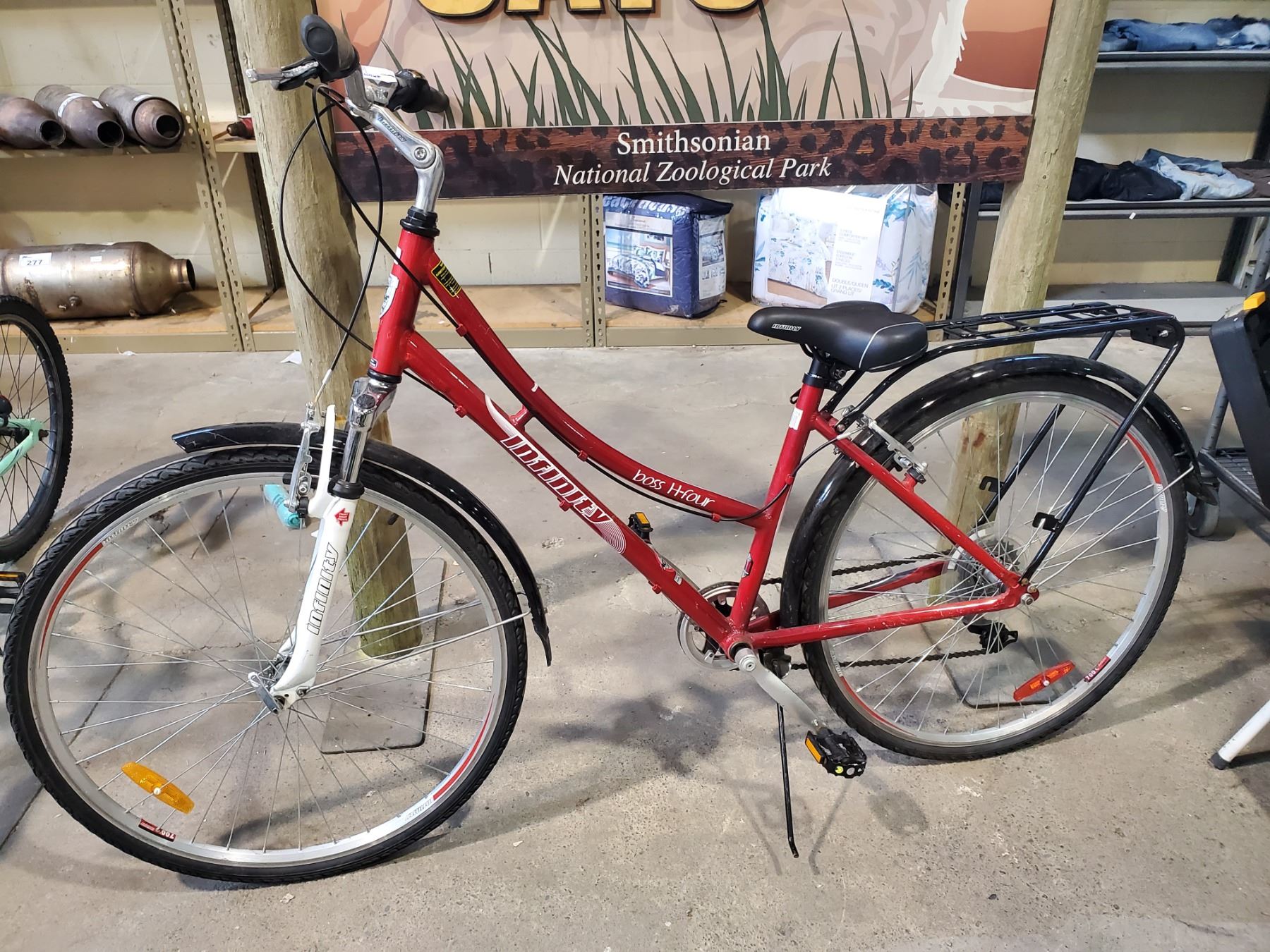 RED INFINITY BOSS H-FOUR DROP BAR 18 SPEED BIKE WITH FRONT SUSPENSION ...