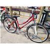 Image 2 : RED INFINITY BOSS H-FOUR DROP BAR 18 SPEED BIKE WITH  FRONT SUSPENSION AND LUGGAGE RACK