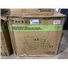 Image 2 : SUNBRELLA 5 PIECE CUSHION CAFE SET 2 CHAIRS, 2 FOOT RESTS, 1 TABLE (2 BOXES TOTAL)