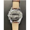 Image 2 : NEW MEN'S LA BANUS  CHRONOGRAPH WATCH, GRILL BEZEL, BROWN LEATHER STRAP