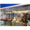 Image 1 : ASSORTED ITEMS INCLUDING; FIGURES, DISPLAY CASES, WOOD CARVING & MORE