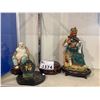 Image 1 : ASSORTED CHINESE DECORATIVE FIGURES & PLAQUES