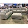 Image 1 : 3 PIECE SECTIONAL SOFA WITH STORAGE OTTOMAN (NO PLUG IN)