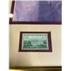 Image 2 : FRAMED THE CHARLESTON MINT "AMERICAN HERITAGE" AUTHENTIC US POSTAGE STAMP FRAMED EDITION LIMITED TO