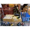 Image 1 : ASSORTED ITEMS INCLUDING; CALCULATOR ROLLS, STICKERS, TELUS BOX, CONCRETE DRILL BITS & MORE