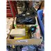 Image 3 : ASSORTED ITEMS INCLUDING; CALCULATOR ROLLS, STICKERS, TELUS BOX, CONCRETE DRILL BITS & MORE
