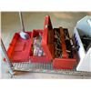 Image 2 : ASSORTED TOOLBOXES WITH CONTENT INCLUDING; RATCHET SET, STAPLE GUN, WRENCHES & MORE