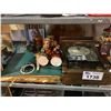 Image 2 : ASSORTED ITEMS INCLUDING; CLOCK, FIGURINES, STICKERS, MOTORCYCLE HELMET & MORE