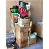 Image 2 : PALLET OF STORAGE LOCKER CONTENTS INCLUDING; FAN, TV, RC HELICOPTERS & MORE