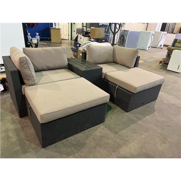 LAWRENCE 5 PIECE SECTIONAL PATIO SET