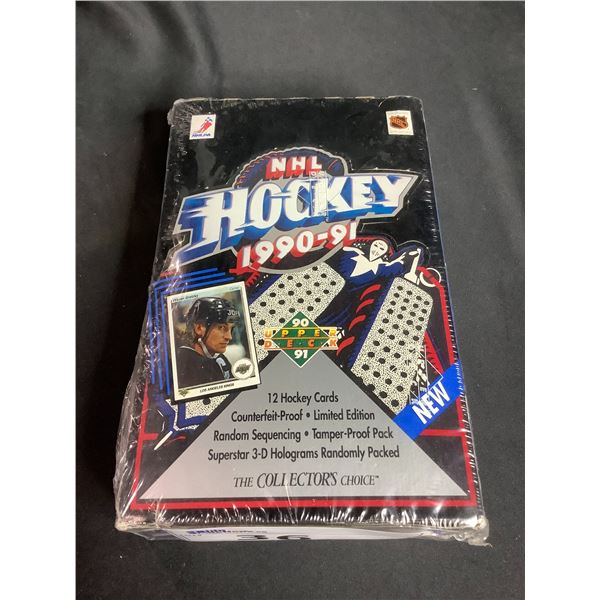 NEW AND SEALED UPPER DECK NHL HOCKEY 1990-1991 CARDS