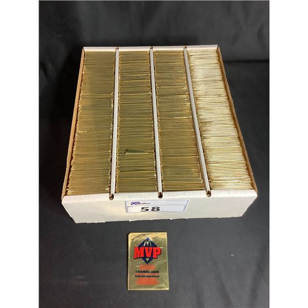 SLEEVE OF UNOPENED MCDONALDS MVP DON RUSS BLUE JAYS GOLD SERIES BASEBALL CARDS