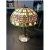 Image 1 : STAIN LEAD GLASS TIFFANY STYLE LAMP
