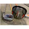 Image 2 : 4 ASSORTED RIGHT HANDED GOLF CLUBS INCLUDING; NICKENT 3DX SQUARE DRIVER, ALIEN PUTTER, "THE WEDGE"