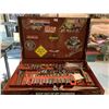 Image 2 : MOBILE MAC TOOLS LOCKING TOOLBOX WITH KEY & CONTENTS INCLUDING; ASSORTED BITS, SCREWDRIVERS,