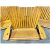 Image 3 : 3 - Wooden Bench Swings