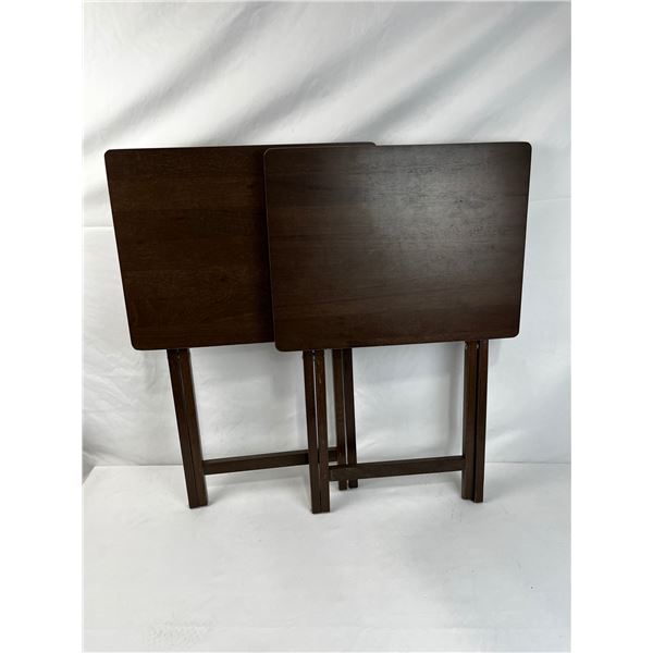 2 - Wooden TV Trays