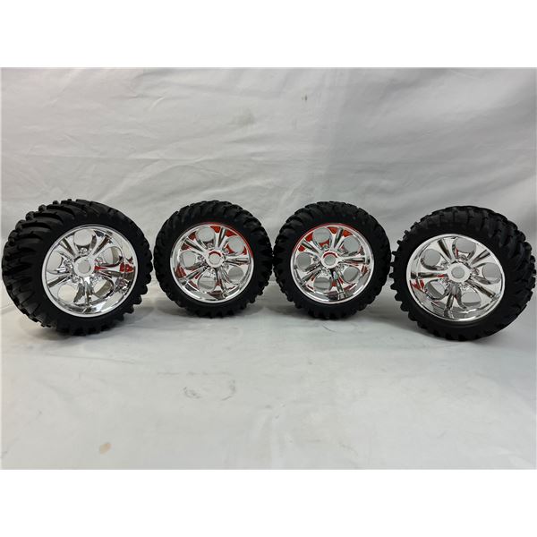 Set of 4 CEN Racing RC Truck Tires 100-34-122