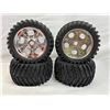 Image 2 : Set of 4 CEN Racing RC Truck Tires 100-34-122
