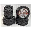 Image 5 : Set of 4 CEN Racing RC Truck Tires 100-34-122