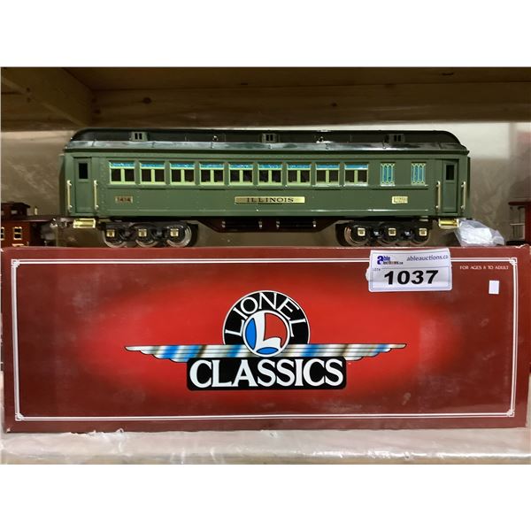 *NEW* LIONEL CLASSICS ELECTRIC 1414 ILLINOIS PASSENGER CAR