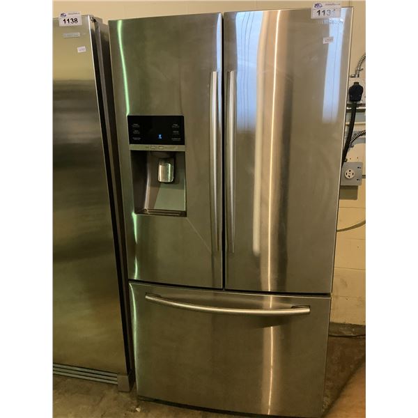 SAMSUNG STAINLESS STEEL FRENCH DOOR FRIDGE MODEL RF23HCEDBSR