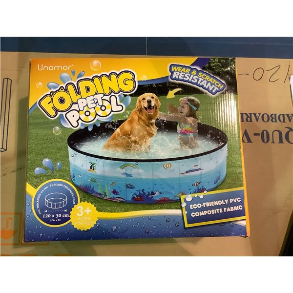 *NEW* UNOMOR FOLDING PET POOL WEAR & SCRATCH RESISTANT 120 X 30CM ECO-FRIENDLY PVC