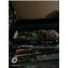 Image 2 : ASSORTED TOOLS, BATTERY JUMPERS AND TOILET SEATS
