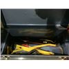 Image 2 : FLOOR JACK, ROLLER UNIT, KING CANADA MOTOR KC-101C, & TOOL BOX WITH CONTENTS