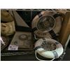 Image 2 : ASSORTED WALL CLOCKS, SHIP, & BIN